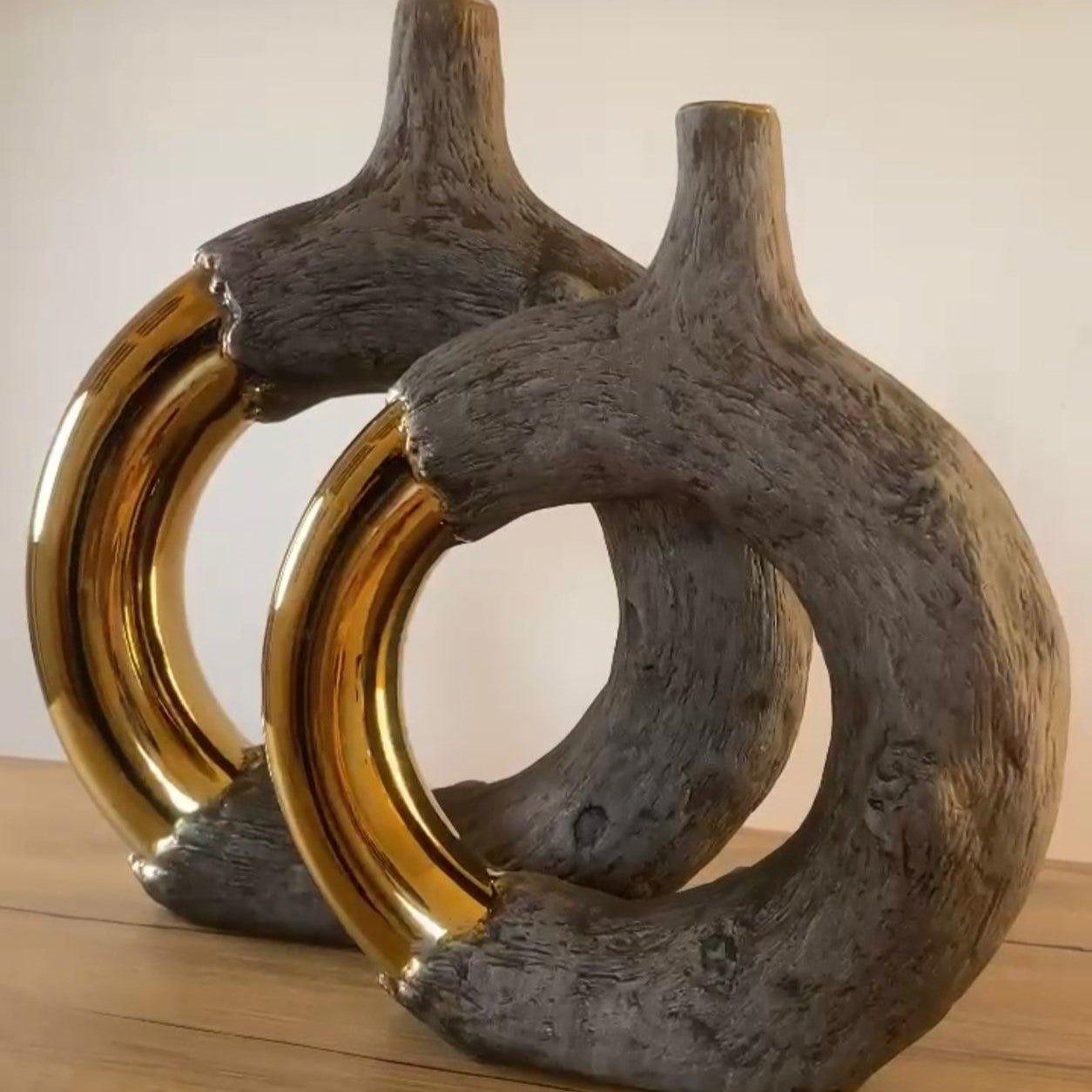 ARTISTIC FUSION DONUT VASE